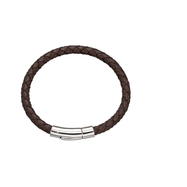 Little Star Charlie Boys Brown Leather Bracelet