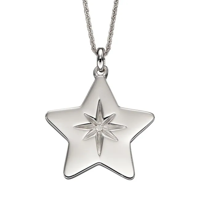 Little Star Anika Adults Diamond Star Pendant & Chain