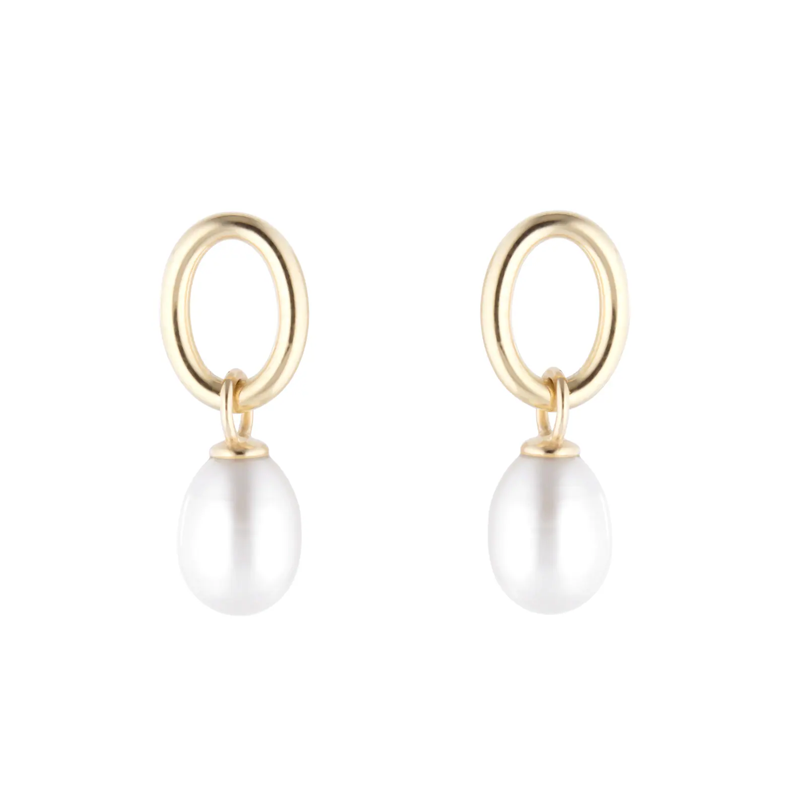 9ct Baroque Pearl Stud Earrings