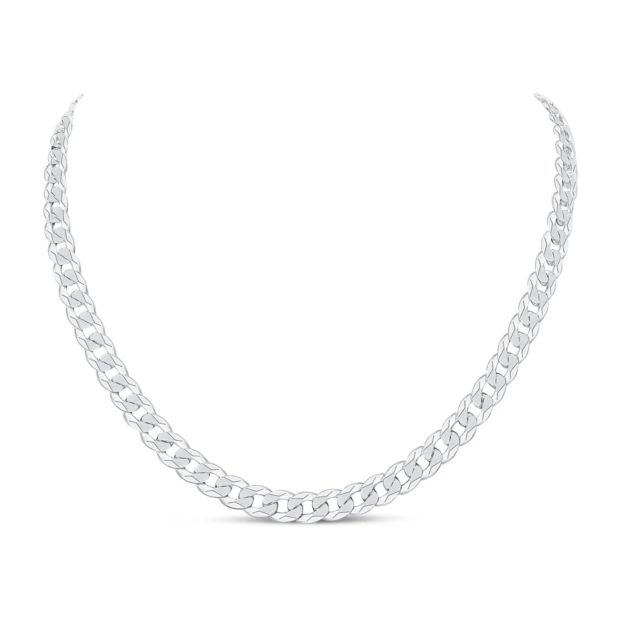 Sterling Silver 22'  Curb Necklace