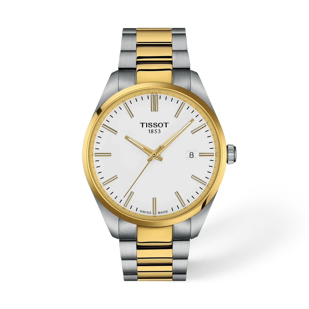 Tissot Pr100 40mm Two Tone Watch T1504102201100