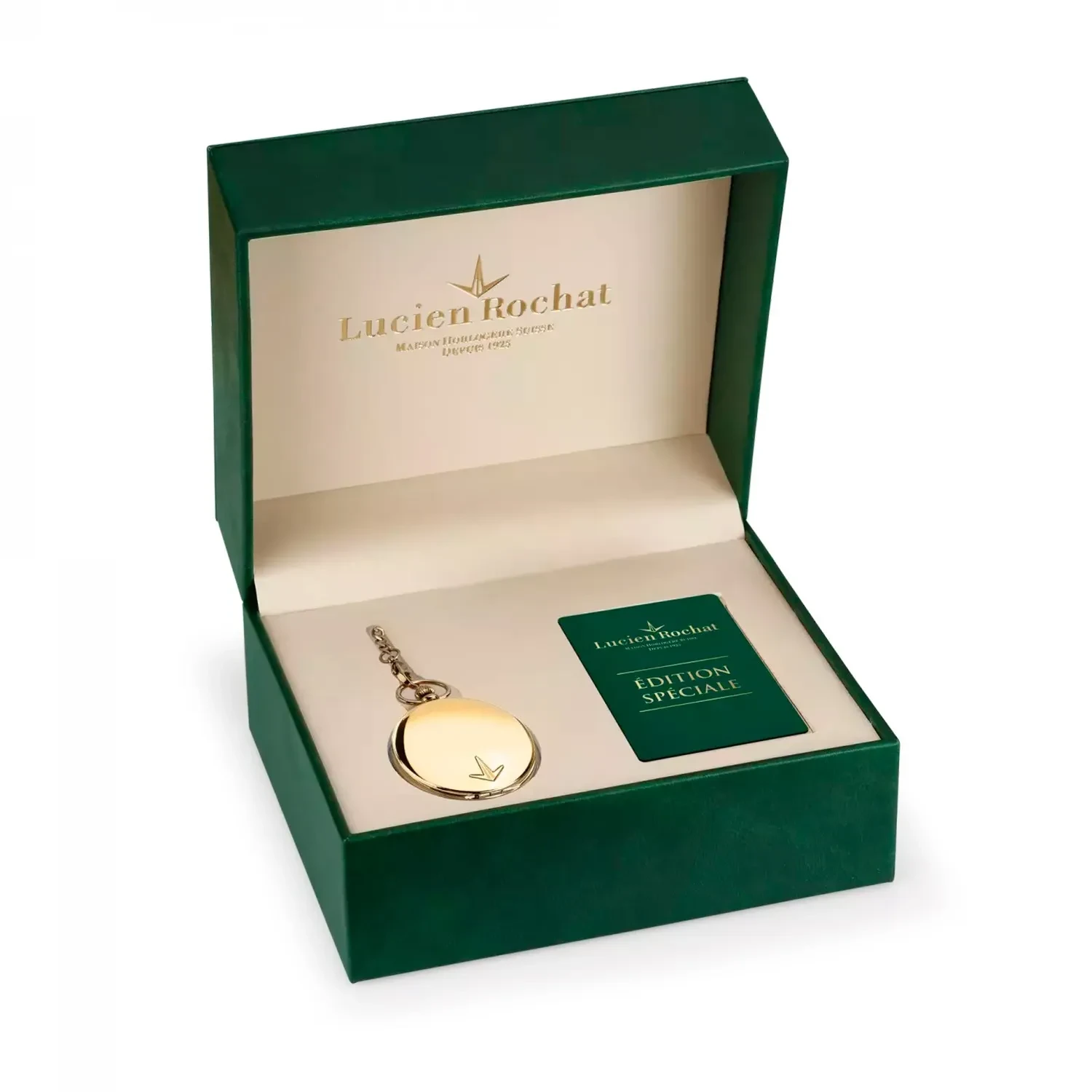 Lucien Rochat Pocket Watch And Gift Box Mechanical Gold Plated R0419123002