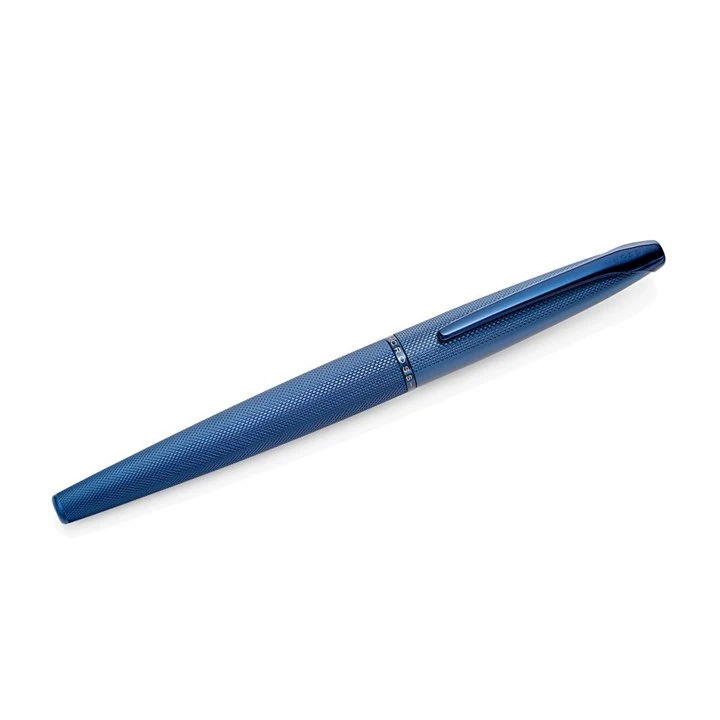 Cross Atx Sandblasted Dark Blue Rollerball Pen