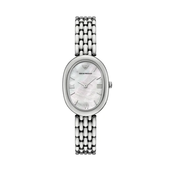 Emporio Armani Ladies Oval Dial Watch Ar11706