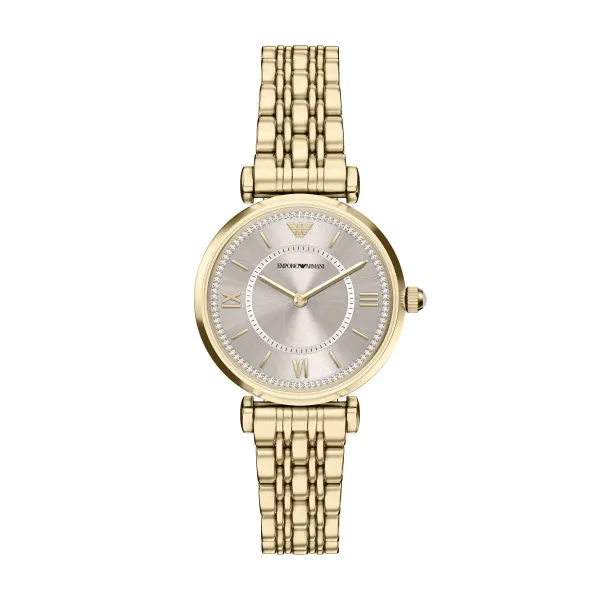 Emporio Armani Gianni T-bar Gold Watch Ar11766