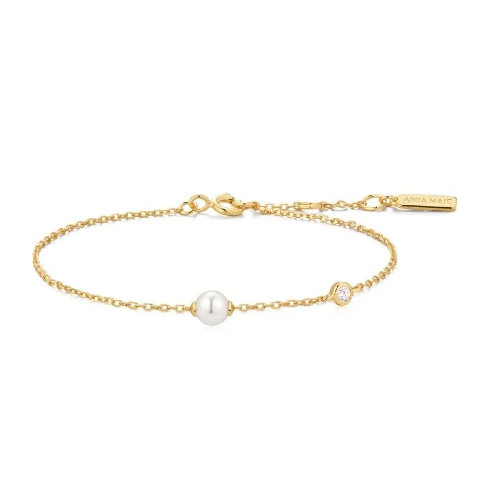 Ania Haie Gold Quintet Marquise Bracelet 