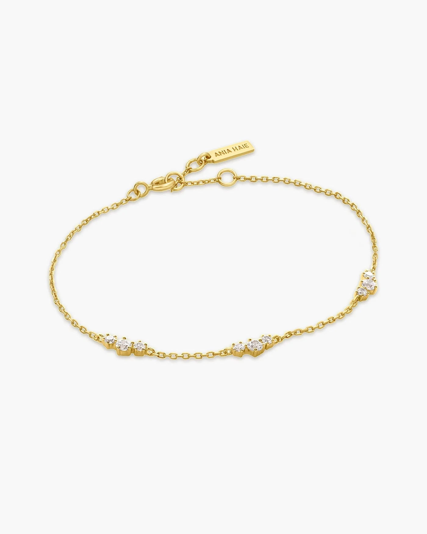 Ania Haie Gold Cluster Station Bracelet 