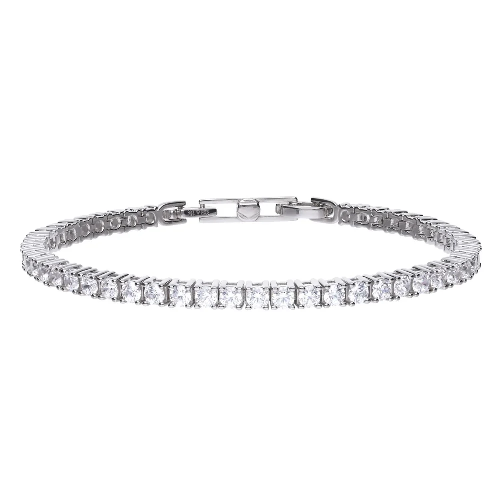 Diamonfire Claw Set Zirconia Tennis Bracelet