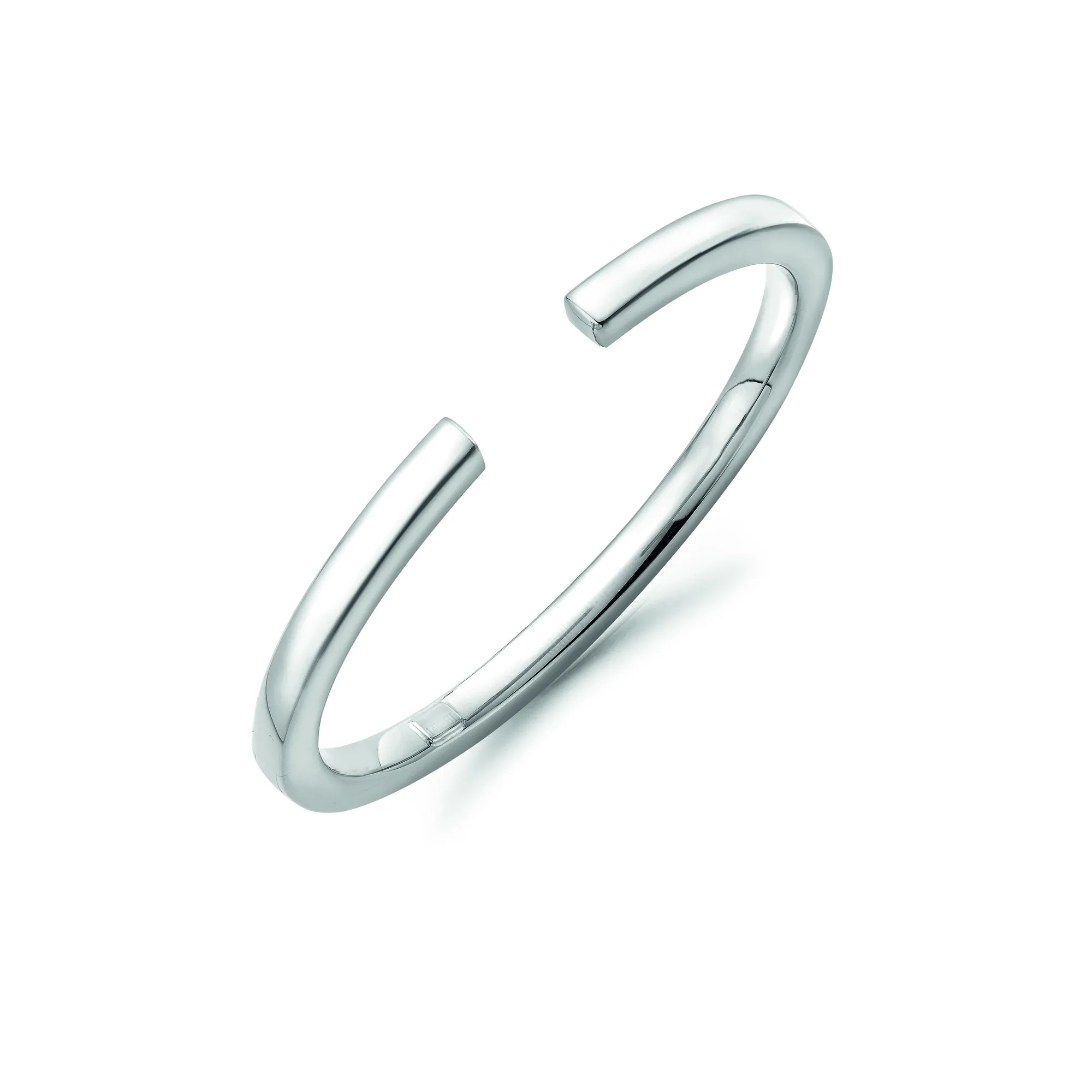 Sterling Silver Hinged Bangle