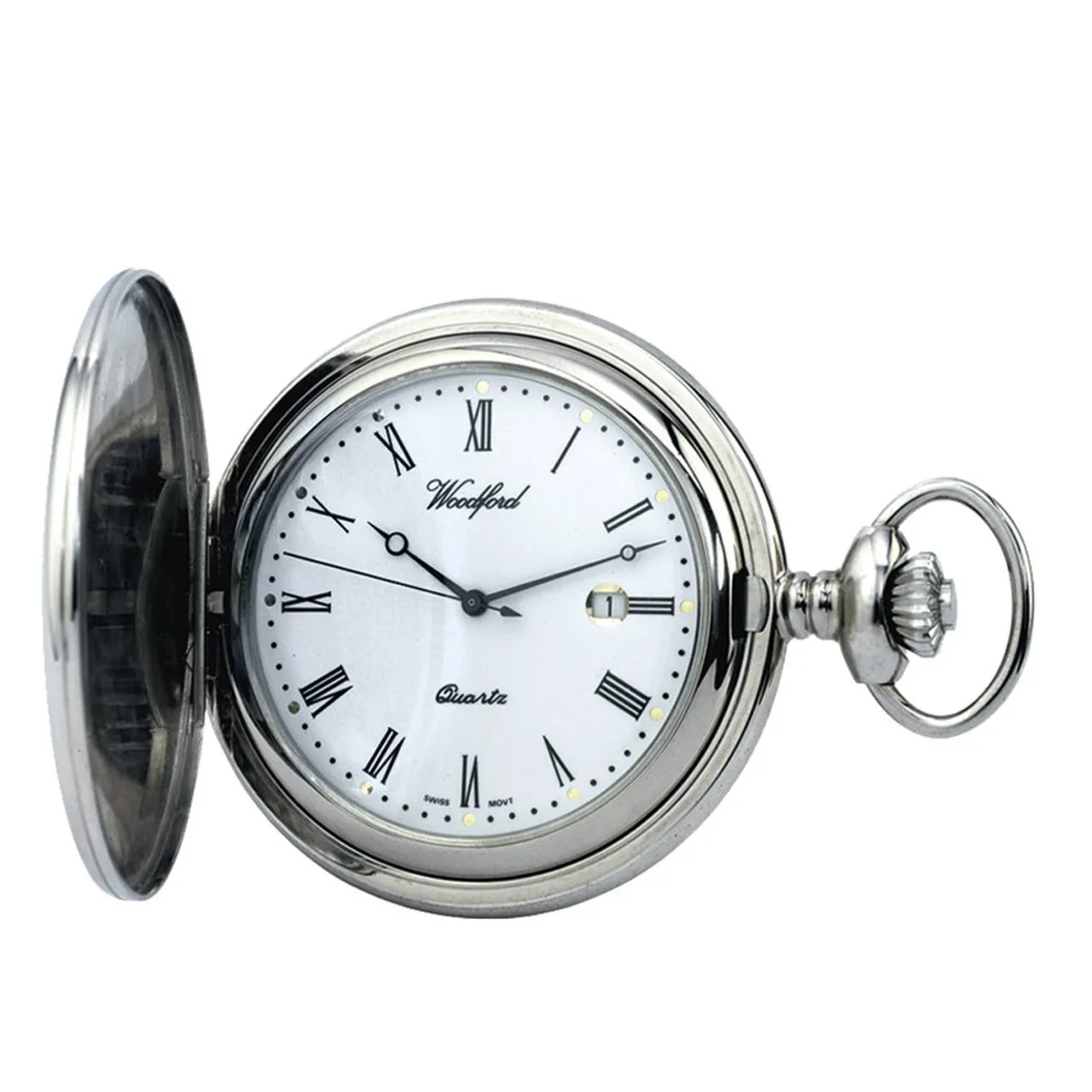 Woodford Pocket Watch With Albert Quartz 