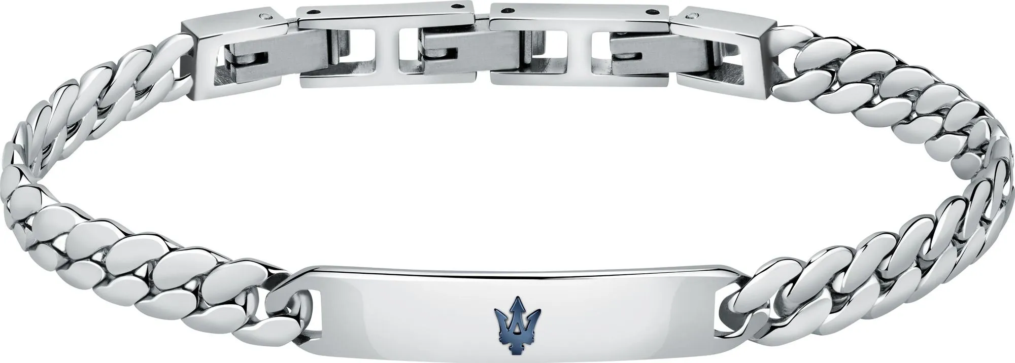 Maserati Jewels Silver Bracelet Jewellery Buckle Jm222avd05