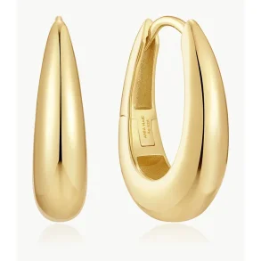 Ania Haie Gold Classic Dome Hoop Earrings 