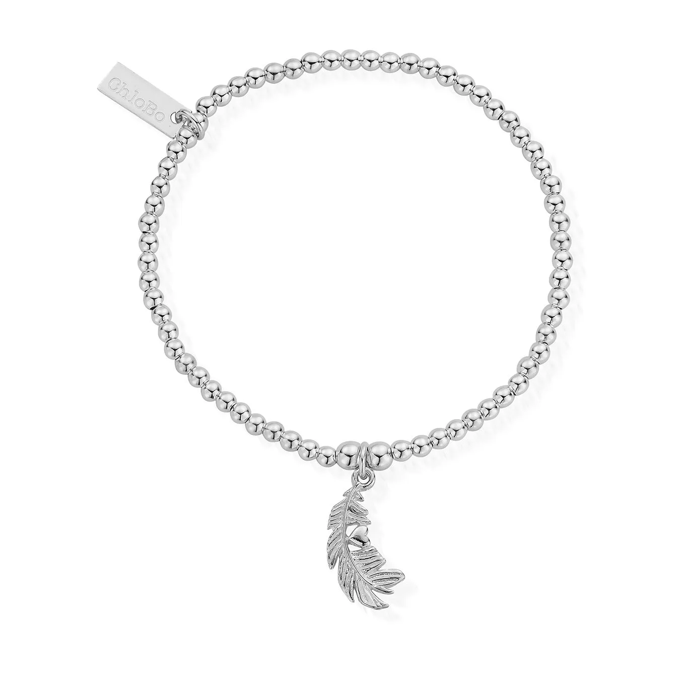 Chlobo Cute Charm Heart In Feather Bracelet Sbcc596