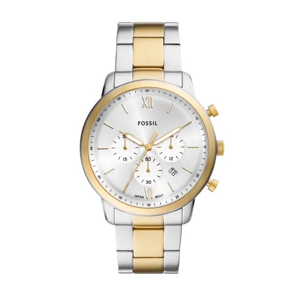 Fossil Two Tone Gents Watch Fs6112
