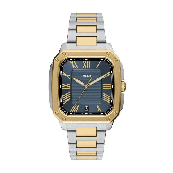 Fossil Two Tone Gents Watch Fs6161
