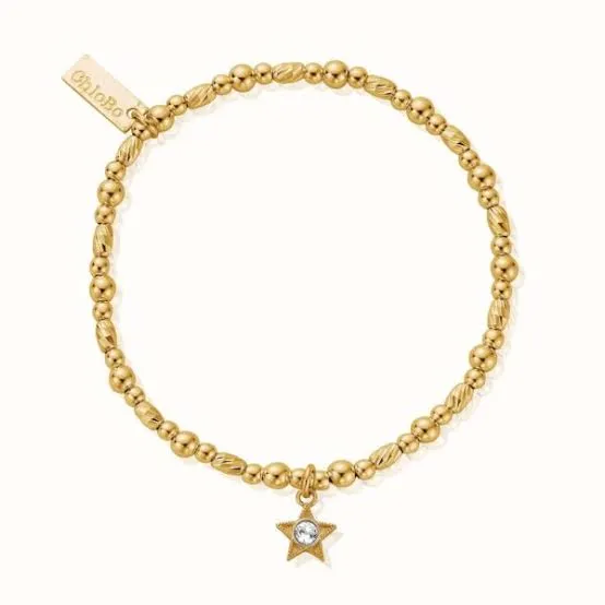 Chlobo Gold April Birthstone Bracelet