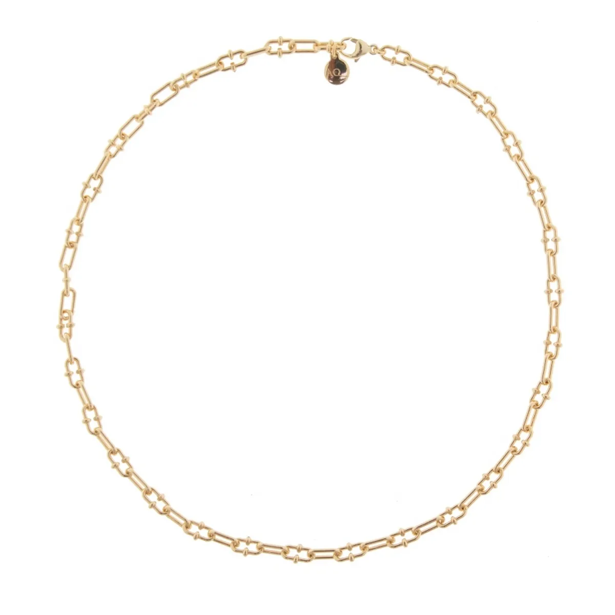 Aquaforte Catene Unisex Necklace With 'crab'link Cm.46,5