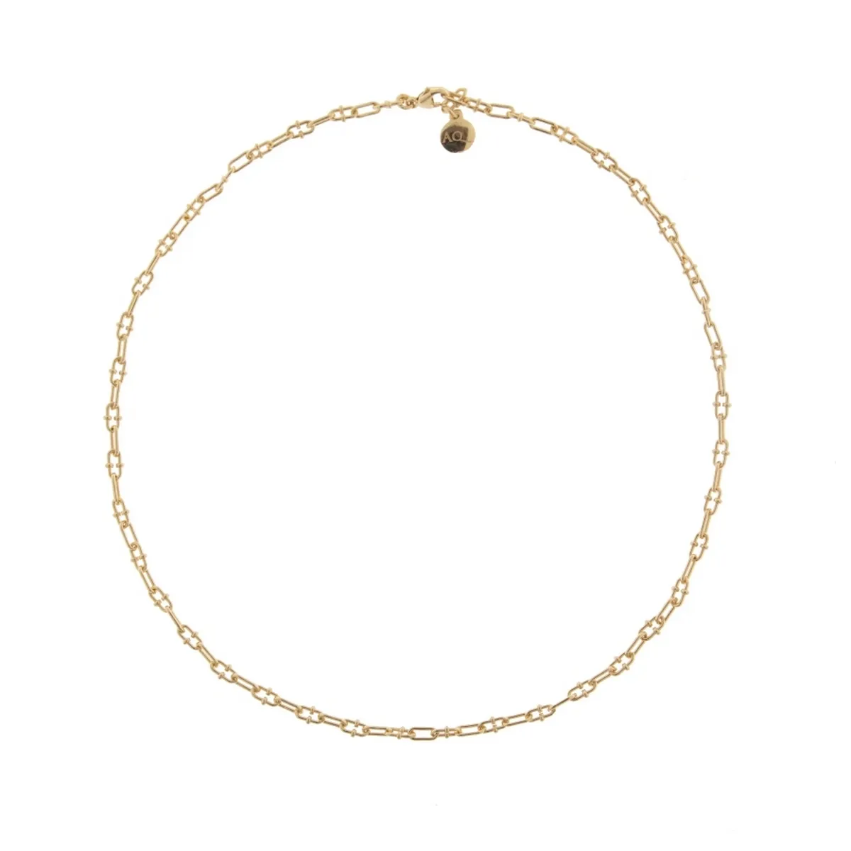 Aquaforte Catene Unisex Necklace With 'crab'link Cm.42