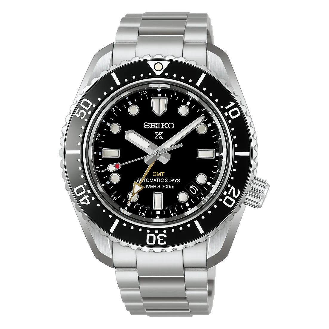 Seiko 1968 Heritage Diver's Gmt Watch In Oceanic Black Hbc002j1