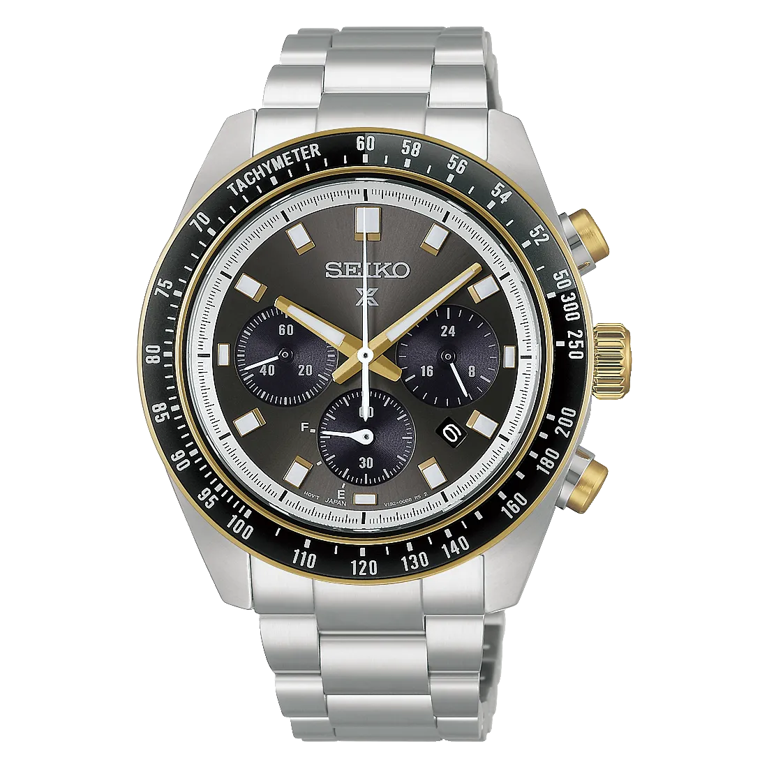 Seiko Racing Solar Speedtimer In Grey Hbj002p1