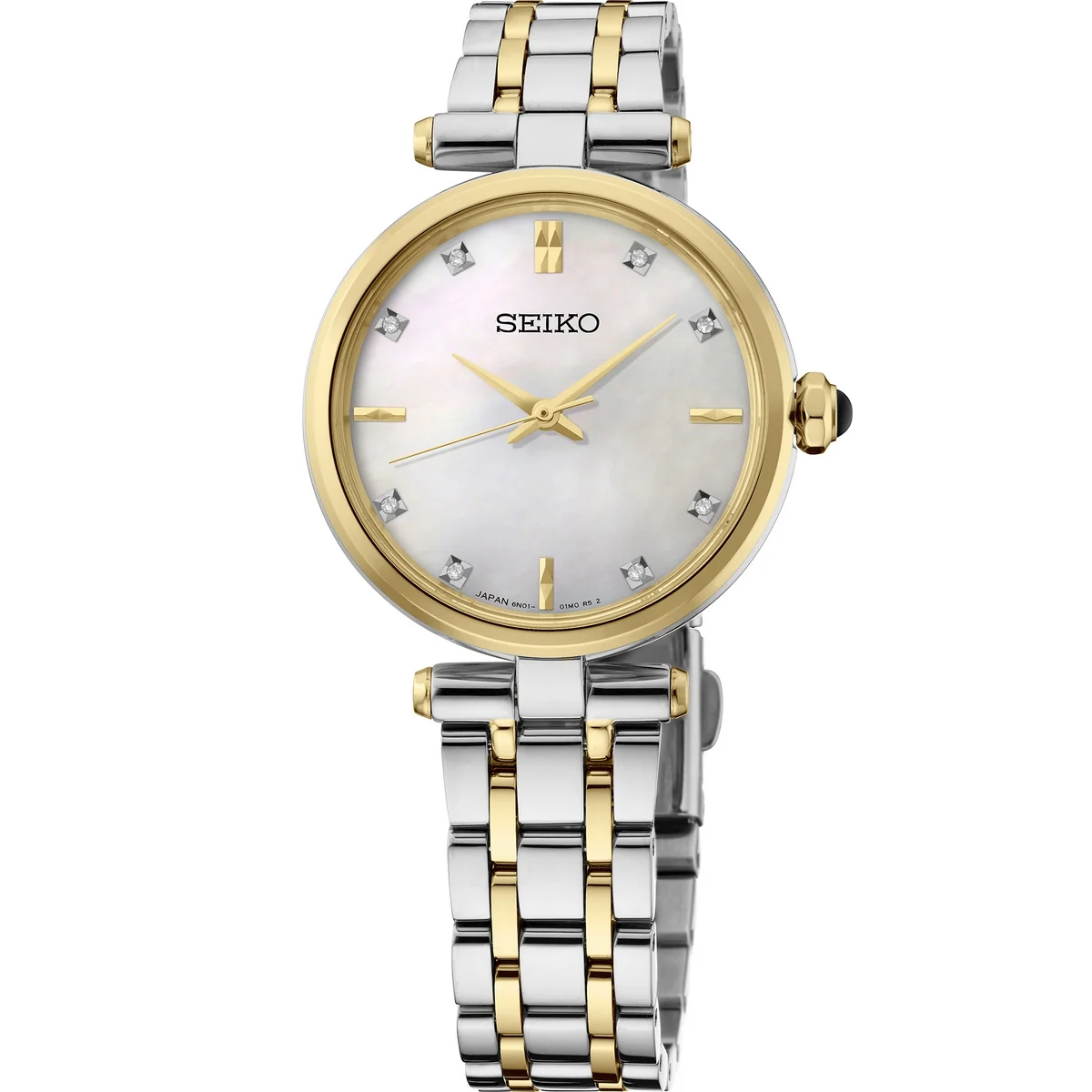 Seiko Ladies Diamond 29mm Two Tone Hgh007p1