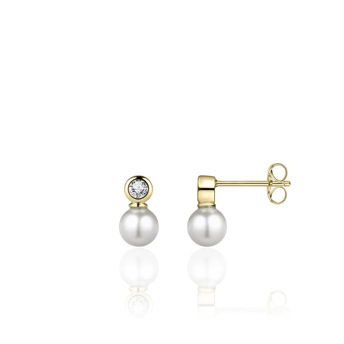 Gisser Gold Plated Silver Earrings E1027/6y