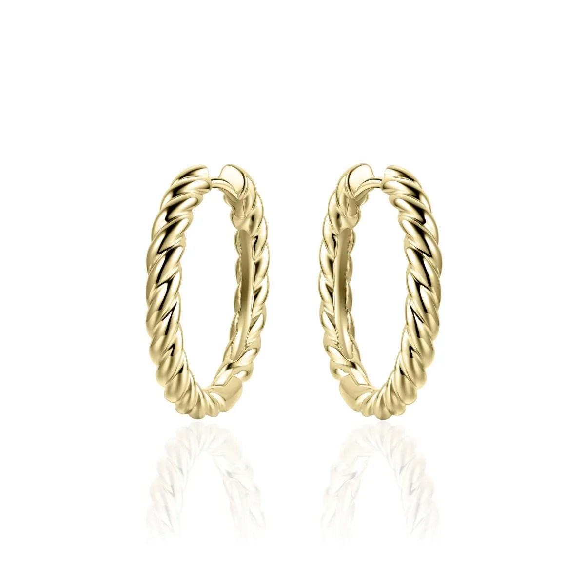Gisser Sterling Silver Gold Plated Earrings