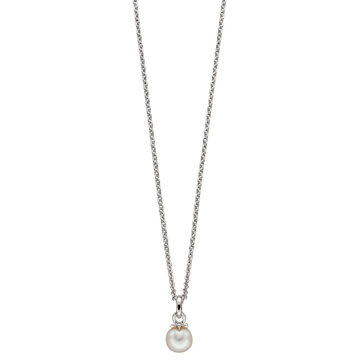 Sterling Silver Isla Freshwater Pearl Pendant Necklace