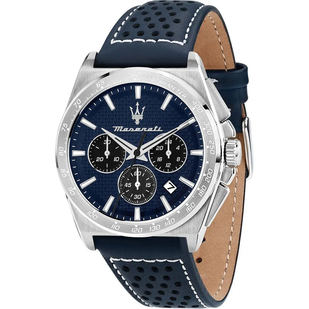 Maserati Velocita 43mm Chrono Blue Dial R8871652001