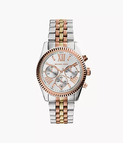 Michael Kors Three Tone Watch Mk5735