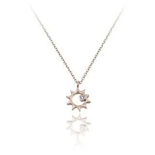 Chimento 18ct Diamond Sun Rose Gold Pendant