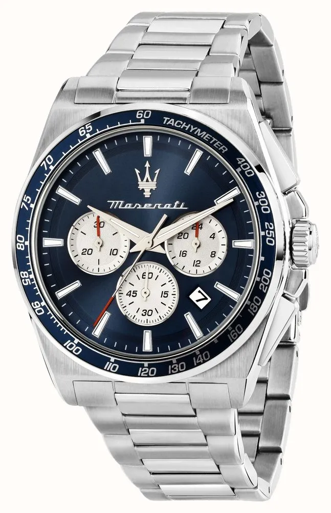 Maserati Velocita 43mm Chrono Blue Dial R8873652005