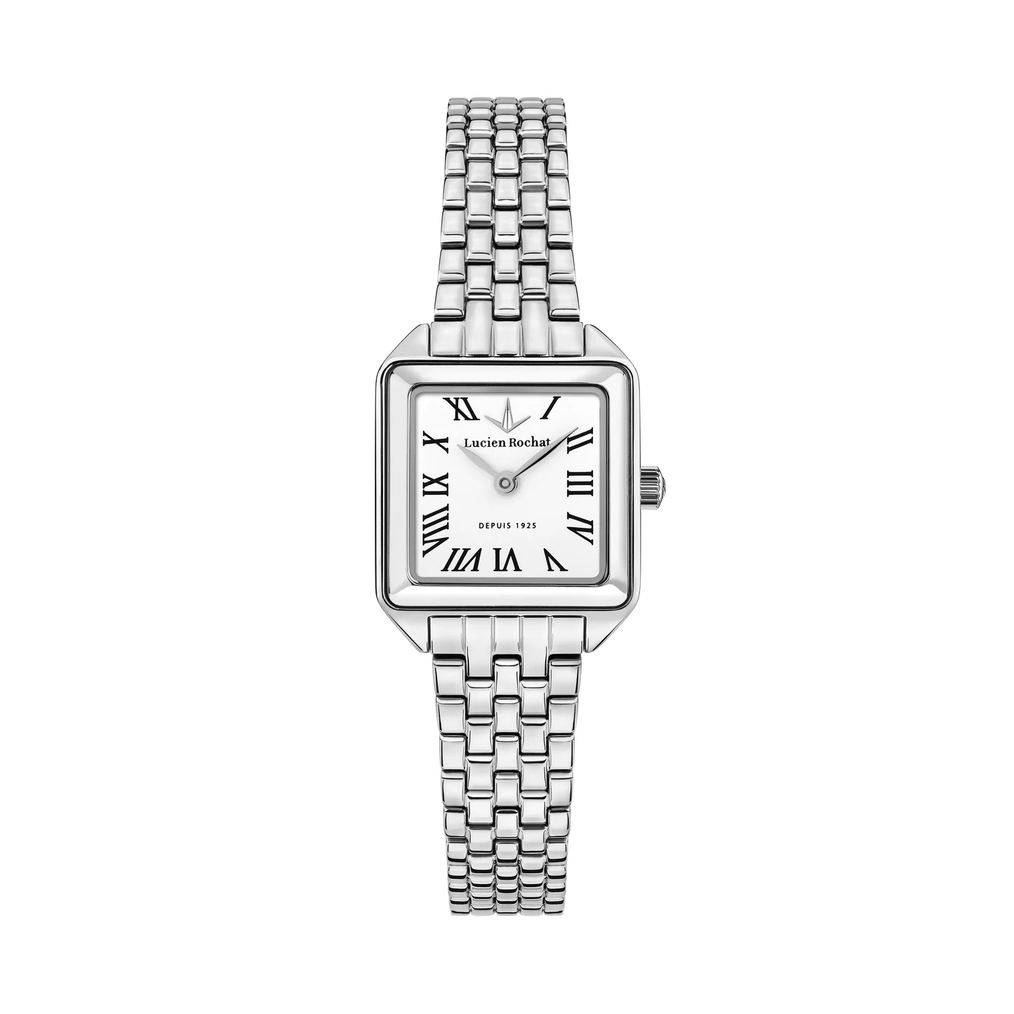 Lucien Rochat Ladies Quartz Stainless Steel White Dial Bracelet Watch R0453125501