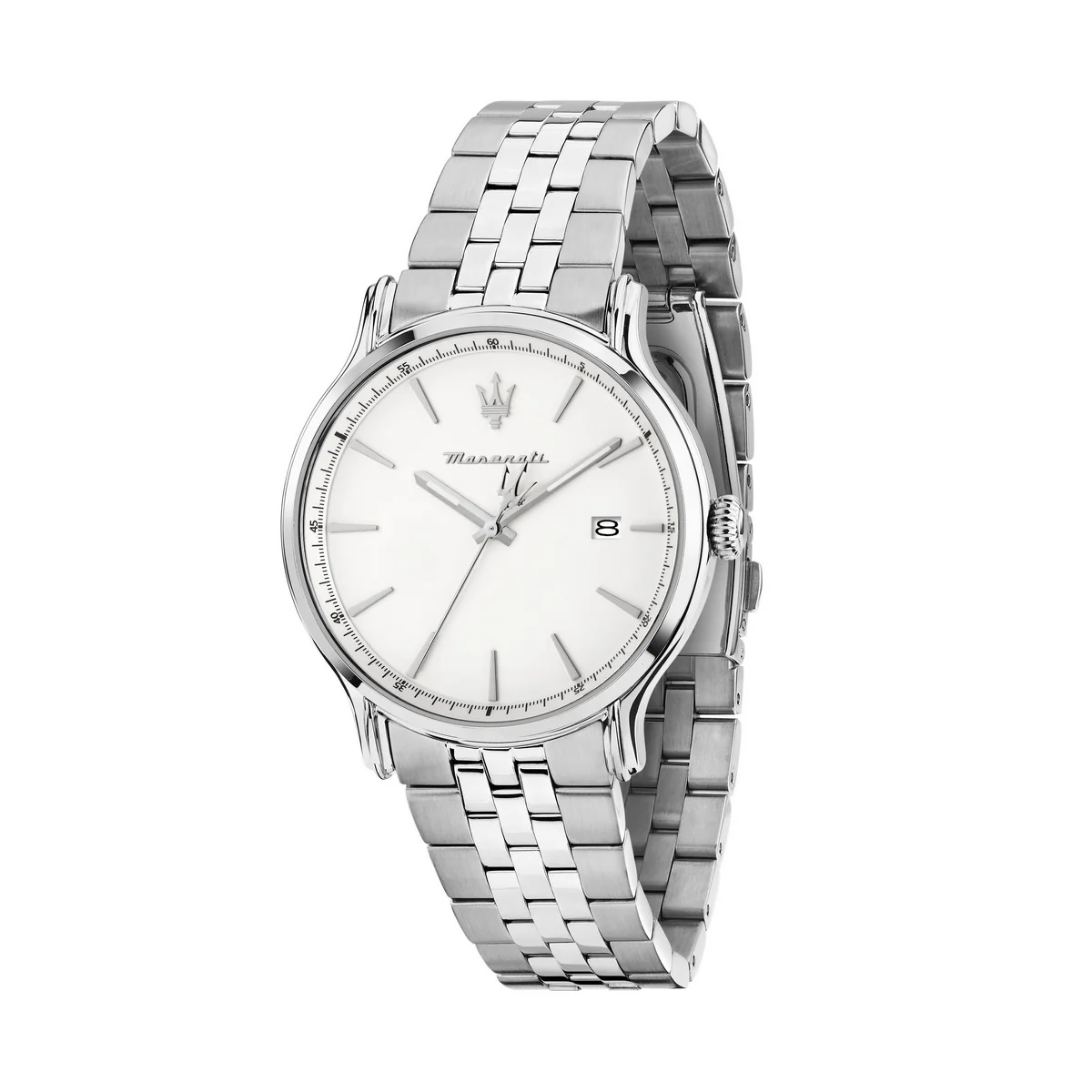 Maserati Epoca Slim 40mm 3h Silver Dial Stainless Steel Bracelet R8853118032
