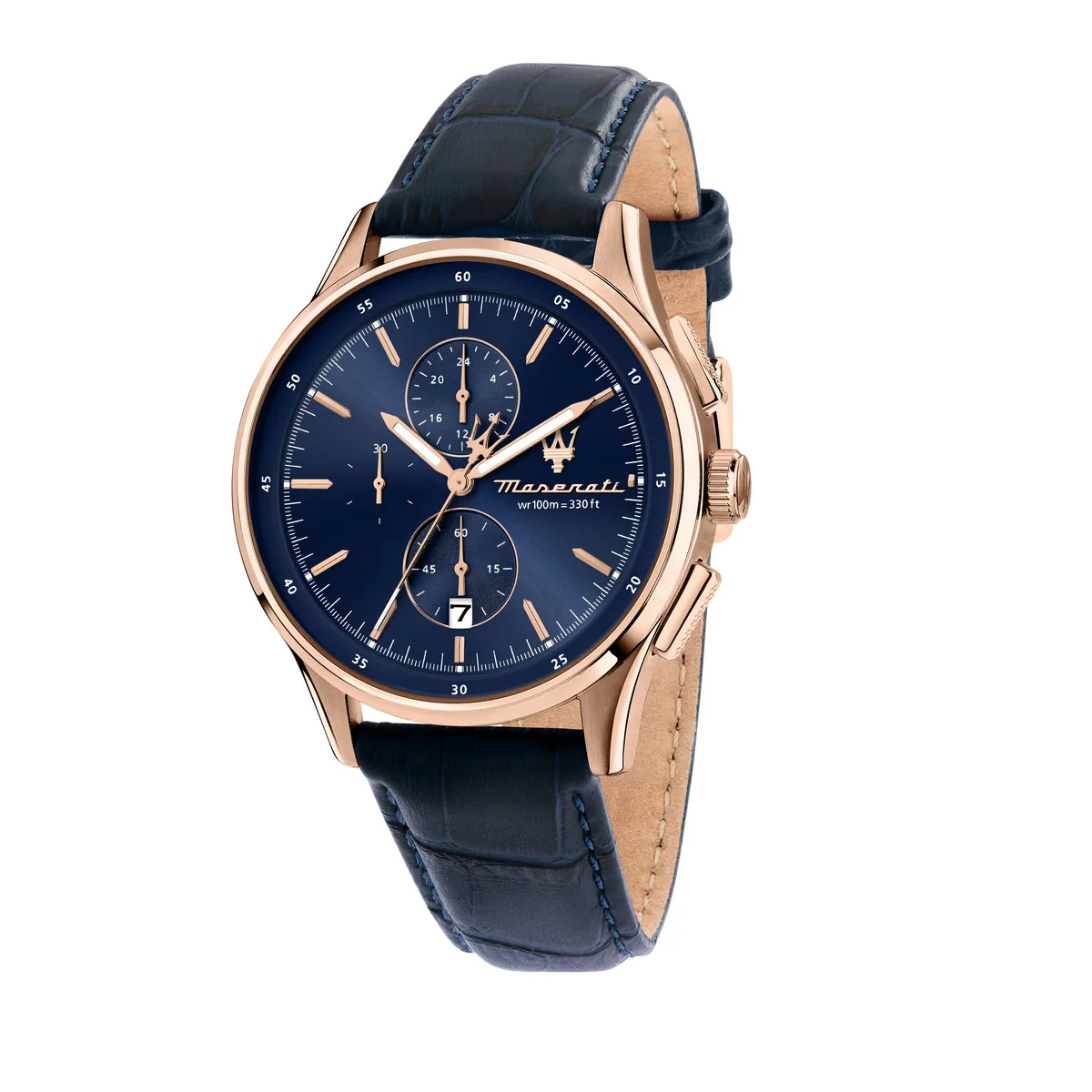 Maserati Sorpa Stainless Steel 42mm  Chronograph Blue Dial R8871624009