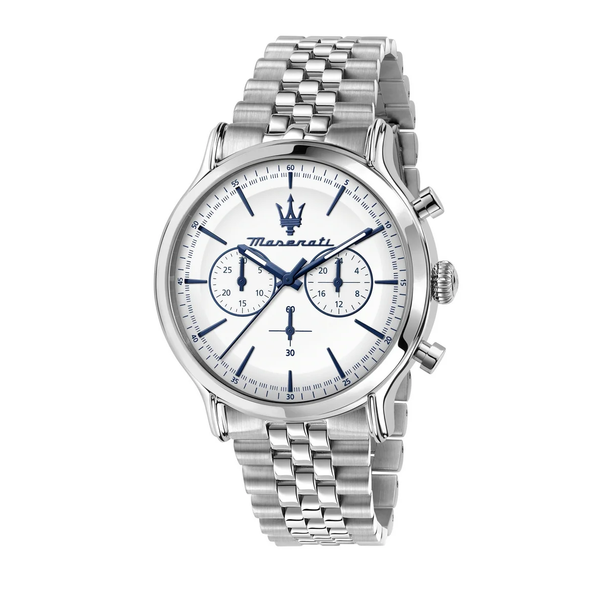 Maserati Epoca 42mm Chr White Silver Dial Ss Bracelet R8873618034