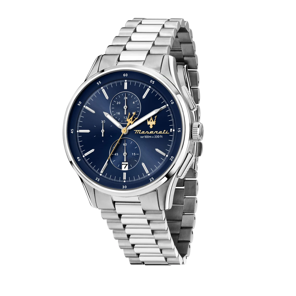 Maserati Sopa Stainless Steel 42mm Chrono Blue Dial R8873624004