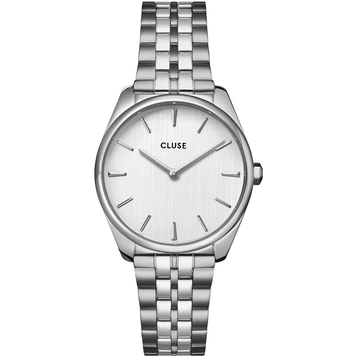 Cluse Feroce Petite Watch Steel, Silver Linen, Silver Colour Cw11219