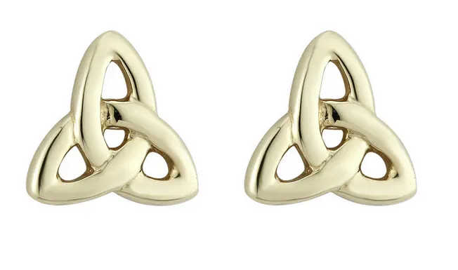 9ct Yellow Gold Trinity Knot Earring
