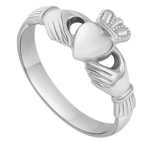 Sterling Silver Ladies Claddagh Ring