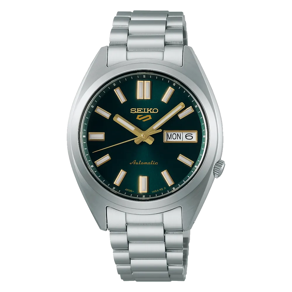 Seiko 5 Sports Snxs Vintage Gold Collection â€“ In Green Tie