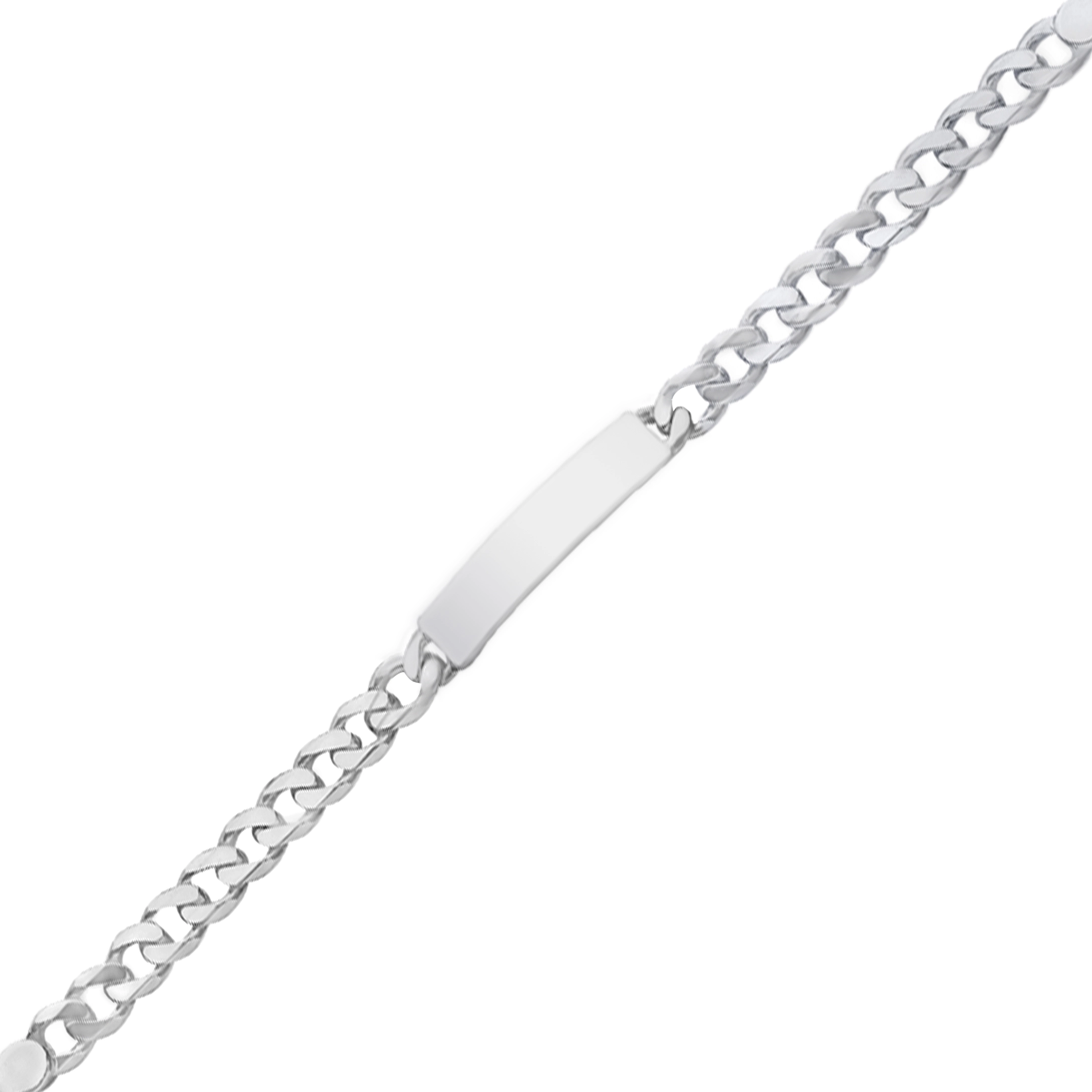 Sterling Silver Gents Id Bracelet