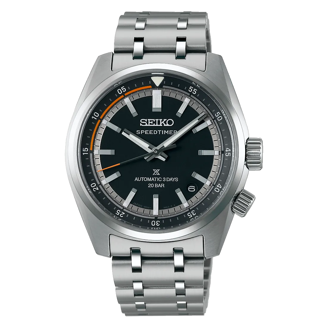 Seiko Mechanical Countdown Speedtimer Datsun 240z Black Dial Watch Spb515j1