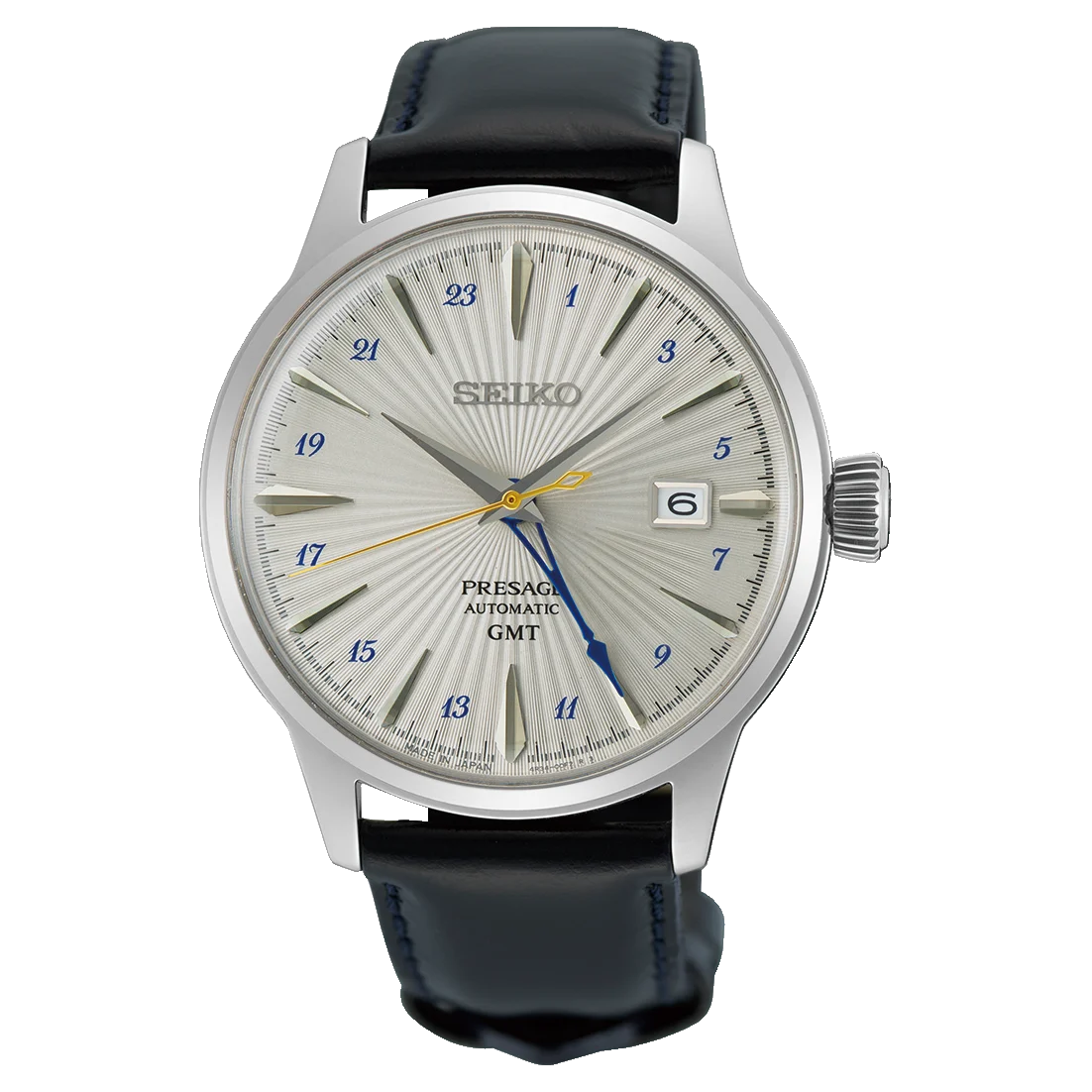Seiko Presage Silver Bullet Cocktail Time Gmt Ssk049j1