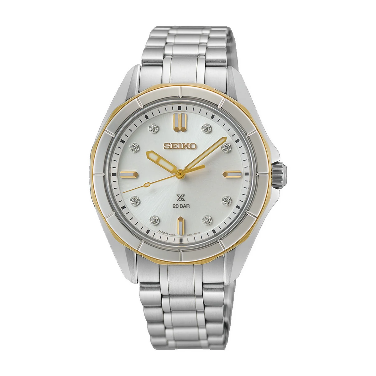 Seiko Prospex Silver Ladies Divers Watch Sur618j1