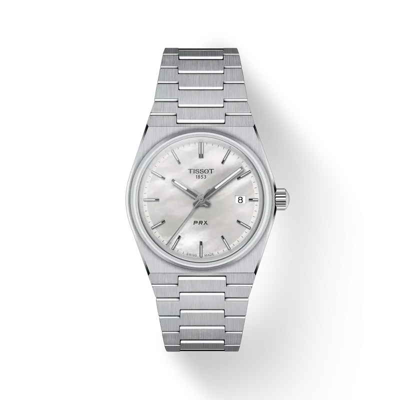 Tissot Prx Quartz 35mm White Mother-of-pearl Dial T1372101111100