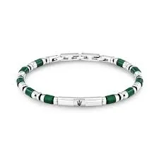 Maserati Jewellery Iconic Bracelet Green Jm334avd48